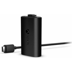 Kit Microsoft Xbox Play &amp; Charge - nero (+ cavo USB -C, set di batter
