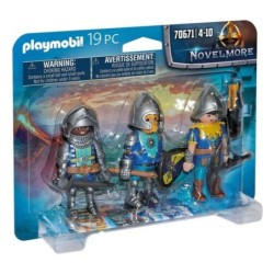 Playmobil Novelmore - Set di 3 Cavalieri Novelmore (70671)