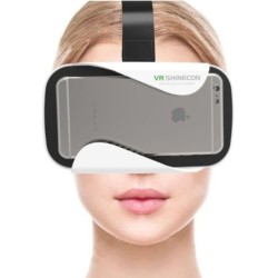 VR Shinecon Occhiali virtual 3D per Smartphone 47-6 Pollici